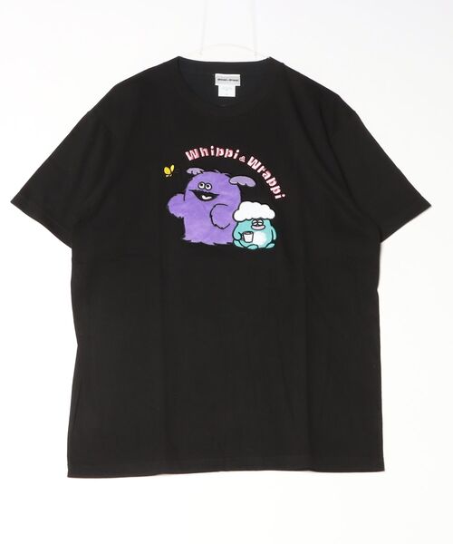 THE BAREFOOT(ベアフット)の「【 ホイッピ&ラッピ 】 Tシャツ WNI(Tシャツ/カットソー・レディース・ホワイト/ブラック・FREE)」の2枚目の写真