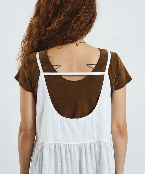 ROSE BUD(ローズバッド)の「mag.by c/COTTON LACE CAMISOLE DRESS(ワンピース・レディース・ホワイト/ベージュ・ONE SIZE)」の9枚目の写真