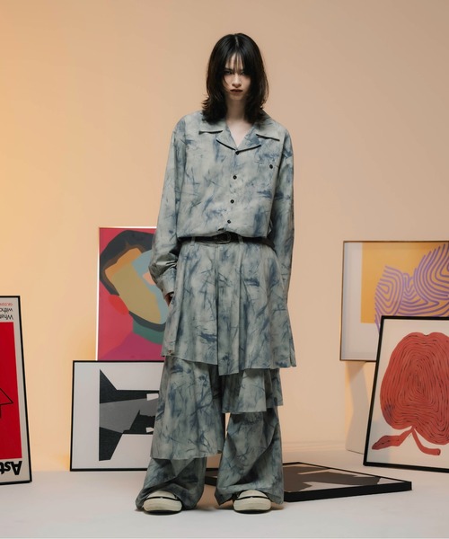 ONEVOID(ワンボイド)の「Big silhouette shirt - ビッグシルエットシャツ -(シャツ/ブラウス・メンズ・グレー/カーキ・MEDIUM/LARGE)」の11枚目の写真