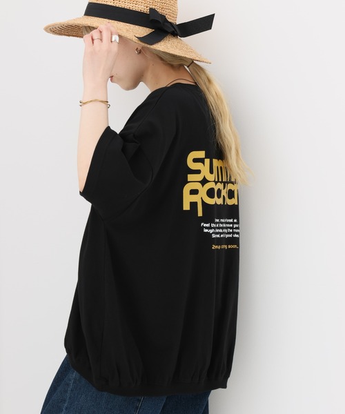 HEART MARKET(ハートマーケット)の「Summer Rock Big T(Tシャツ/カットソー・レディース・ブルー/ブラック/グレイッシュベージュ・FREE)」の9枚目の写真