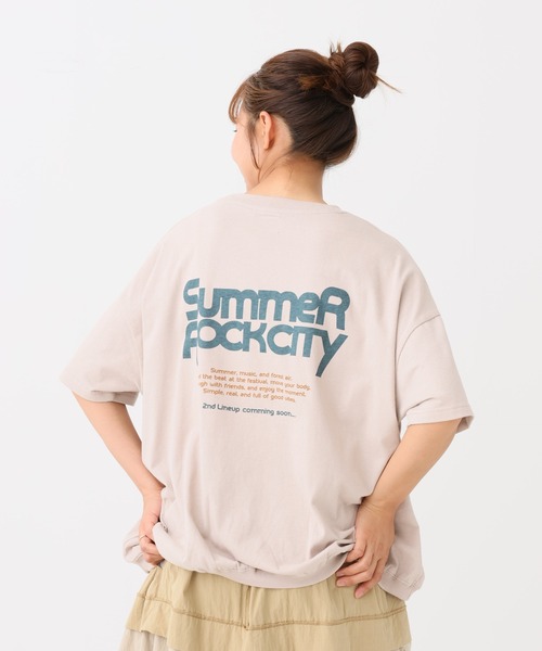 HEART MARKET(ハートマーケット)の「Summer Rock Big T(Tシャツ/カットソー・レディース・ブルー/ブラック/グレイッシュベージュ・FREE)」の10枚目の写真