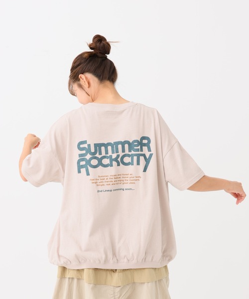 HEART MARKET(ハートマーケット)の「Summer Rock Big T(Tシャツ/カットソー・レディース・ブルー/ブラック/グレイッシュベージュ・FREE)」の11枚目の写真
