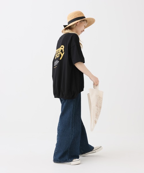HEART MARKET(ハートマーケット)の「Summer Rock Big T(Tシャツ/カットソー・レディース・ブルー/ブラック/グレイッシュベージュ・FREE)」の21枚目の写真