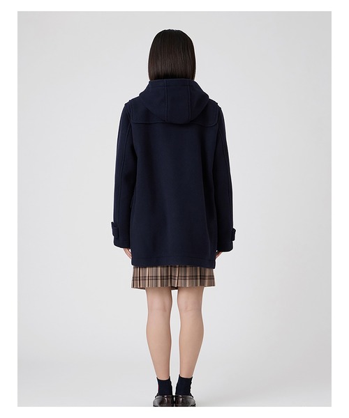 EASTBOY(イーストボーイ)の「ダッフルコート ダブルフェィス 袖裏地 ジップ付 制服 スクールコート 中学生 高校生(ダッフルコート・キッズ・ネイビー・11号/9号/13号)」の9枚目の写真
