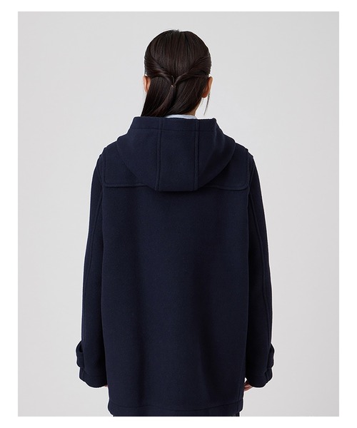 EASTBOY(イーストボーイ)の「ダッフルコート ダブルフェィス 袖裏地 ジップ付 制服 スクールコート 中学生 高校生(ダッフルコート・キッズ・ネイビー・11号/9号/13号)」の13枚目の写真