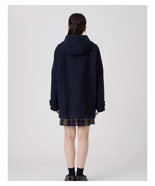 EASTBOY(イーストボーイ)の「ダッフルコート ダブルフェィス 袖裏地 ジップ付 制服 スクールコート 中学生 高校生(ダッフルコート・キッズ・ネイビー・11号/9号/13号)」の18枚目の写真