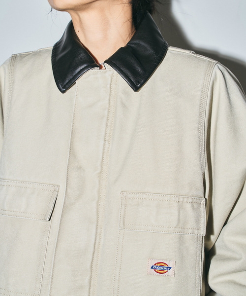 Dickies(ディッキーズ)の「DICKIES 別注 DUCK ジャケット(その他アウター・レディース・ブラック/アイボリー・SMALL/MEDIUM)」の18枚目の写真