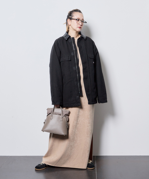 Dickies(ディッキーズ)の「DICKIES 別注 DUCK ジャケット(その他アウター・レディース・ブラック/アイボリー・SMALL/MEDIUM)」の20枚目の写真