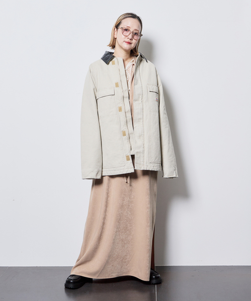 Dickies(ディッキーズ)の「DICKIES 別注 DUCK ジャケット(その他アウター・レディース・ブラック/アイボリー・SMALL/MEDIUM)」の21枚目の写真