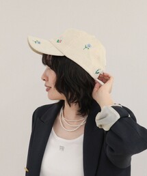 fredy emue | 【Casselini/キャセリーニ】花刺しゅうコールキャップ(キャップ)