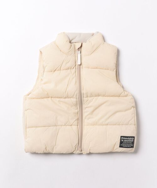 BREEZE(ブリーズ)の「【洗える】ふわ軽インサレーションベスト(ベスト・キッズ・ベージュ/カーキ/ブラウン/ブラック/ピンク/チャコール・80/90/150/140/130/120/110/100)」の1枚目の写真