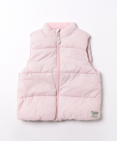 BREEZE(ブリーズ)の「【洗える】ふわ軽インサレーションベスト(ベスト・キッズ・ベージュ/カーキ/ブラウン/ブラック/ピンク/チャコール・80/90/150/140/130/120/110/100)」の6枚目の写真