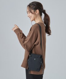 SHOO・LA・RUE | 【撥水】結び紐ミニショルダーバッグ(ショルダーバッグ)