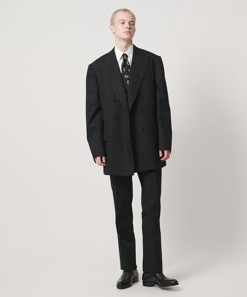 UNITED ARROWS & SONS(ユナイテッドアローズアンドサンズ)の「<UNITED ARROWS & SONS by MASATAKA HATTORI> REGULAR 1P TROUSERS/スラックス(スラックス・メンズ・ブラック/ネイビー・50/46/44/52/48)」の9枚目の写真