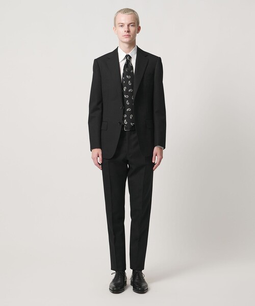 UNITED ARROWS & SONS(ユナイテッドアローズアンドサンズ)の「<UNITED ARROWS & SONS by MASATAKA HATTORI> REGULAR 1P TROUSERS/スラックス(スラックス・メンズ・ブラック/ネイビー・50/46/44/52/48)」の10枚目の写真