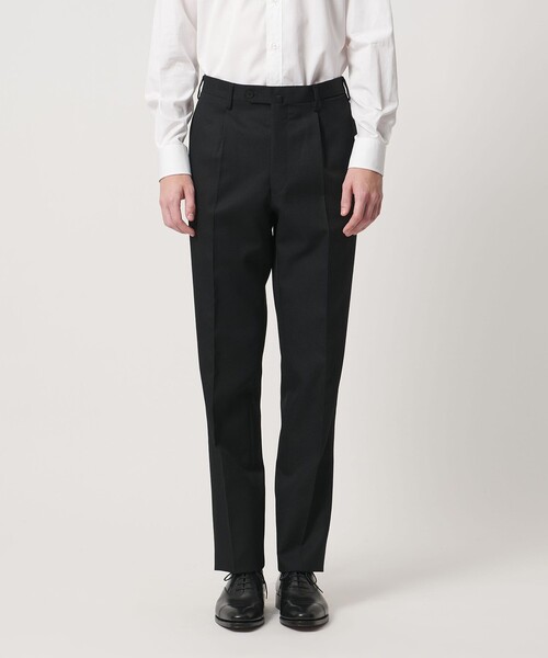 UNITED ARROWS & SONS(ユナイテッドアローズアンドサンズ)の「<UNITED ARROWS & SONS by MASATAKA HATTORI> REGULAR 1P TROUSERS/スラックス(スラックス・メンズ・ブラック/ネイビー・50/46/44/52/48)」の4枚目の写真