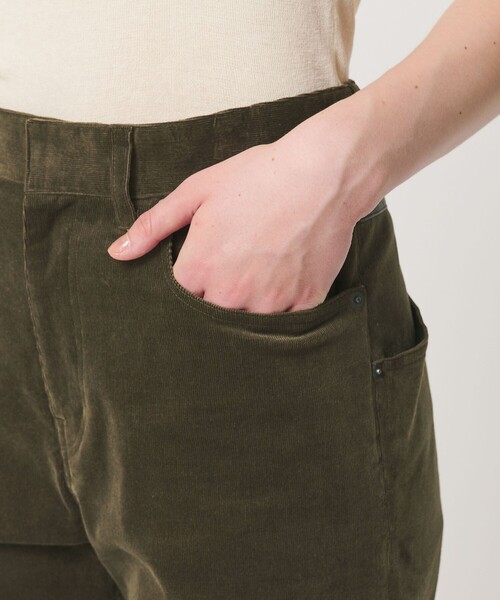 ATTISESSION(アティセッション)の「<ATTISESSION>CORD×レザーライク パンツ(その他パンツ・レディース・オリーブ/ブラック・36/38)」の18枚目の写真