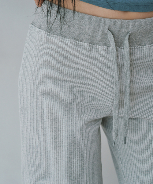 WAARFORWOMAN（ワール・フォー・ウーマン）の「WP-07 ロー 裏毛パンツ_グレー（スウェットパンツ・レディース・その他・MEDIUM/SMALL）」の3枚目の写真