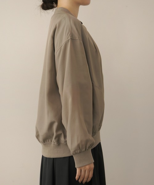 Bou Jeloud（ブージュルード）の「シアーブルゾン（Tシャツ/カットソー・レディース・カーキ/ブラック・38）」の5枚目の写真