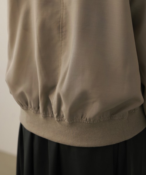Bou Jeloud（ブージュルード）の「シアーブルゾン（Tシャツ/カットソー・レディース・カーキ/ブラック・38）」の10枚目の写真