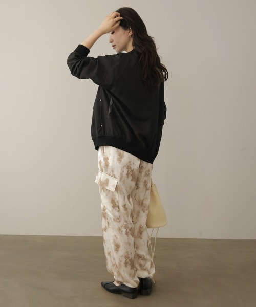 Bou Jeloud（ブージュルード）の「シアーブルゾン（Tシャツ/カットソー・レディース・カーキ/ブラック・38）」の15枚目の写真