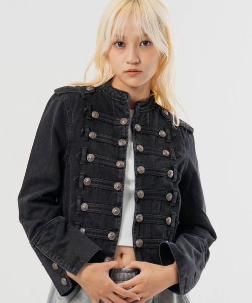 JACKROSE(ジャックローズ)の「JE-ナポレオン-JKT(その他アウター・レディース・ブラック・FREE/S)」の1枚目の写真