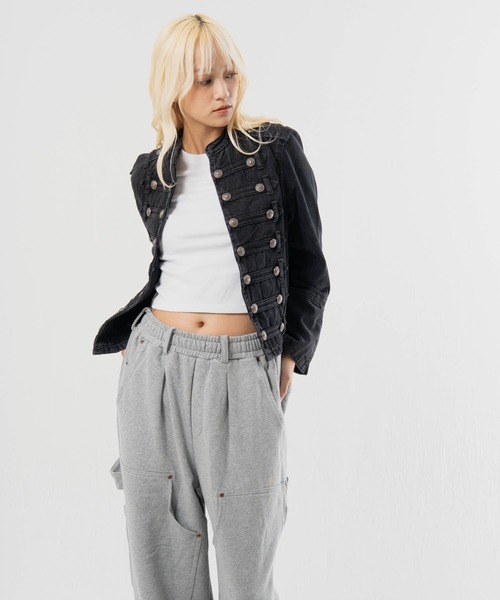JACKROSE(ジャックローズ)の「JE-ナポレオン-JKT(その他アウター・レディース・ブラック・FREE/S)」の9枚目の写真