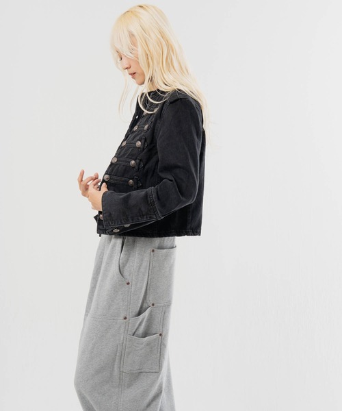 JACKROSE(ジャックローズ)の「JE-ナポレオン-JKT(その他アウター・レディース・ブラック・FREE/S)」の7枚目の写真