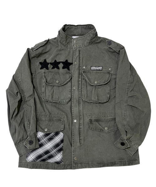 SK8ER ROCK(スケーターロック)の「Riot フィールドジャケット(カーキ)(ミリタリージャケット・レディース・その他・ONE SIZE)」の1枚目の写真