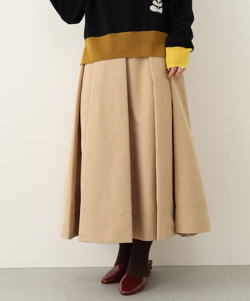 Orla Kiely(-)の「アブストラクトプリント スカート(スカート・レディース・クリーム/ベージュ・36/S/38/M)」の4枚目の写真