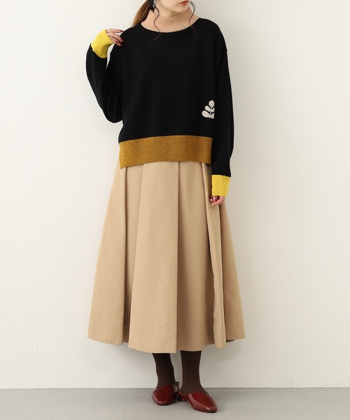Orla Kiely(-)の「アブストラクトプリント スカート(スカート・レディース・クリーム/ベージュ・36/S/38/M)」の9枚目の写真