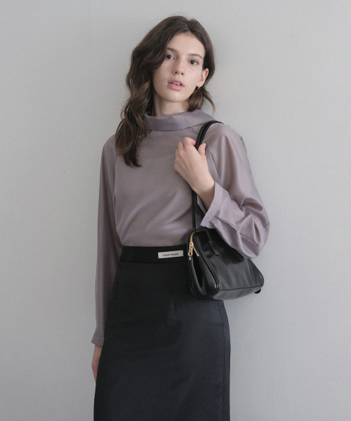 LENAV（ルナブ）の「Nea back blouse (black)（シャツ/ブラウス・レディース・ブラック・FREE）」の3枚目の写真