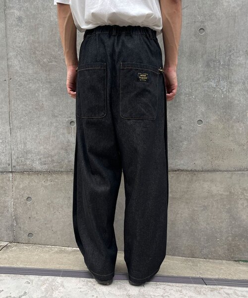 CIAOPANIC（チャオパニック）の「ユーティリティーファイヤーマンデニムパンツ（デニムパンツ・メンズ・ブラック/インディゴブルー・LARGE/MEDIUM）」の4枚目の写真