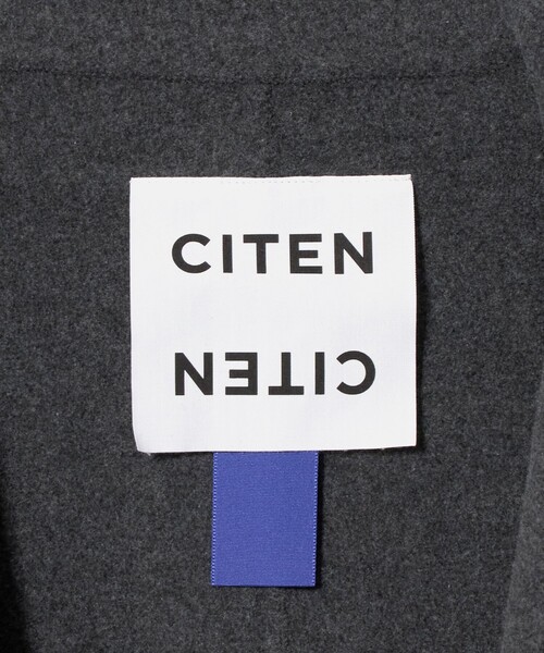 CITEN（シテン）の「＜CITEN＞バイカラーハイネックロングコート（その他アウター・レディース・ライトグレー/ブラック・FREE）」の16枚目の写真