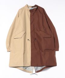 yield（イールド）の「【POWDERHORN MOUNTAINEERING】パウダーホーン マウンテニアリング MADE IN JAPAN P.H.M. MOD'S COAT 2TONE BREATHATEC 防水透湿 オーバーサイズ モッズコート（モッズコート）」