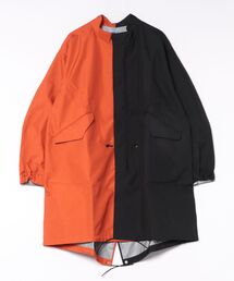 yield（イールド）の「【POWDERHORN MOUNTAINEERING】パウダーホーン マウンテニアリング MADE IN JAPAN P.H.M. MOD'S COAT 2TONE BREATHATEC 防水透湿 オーバーサイズ モッズコート（モッズコート）」