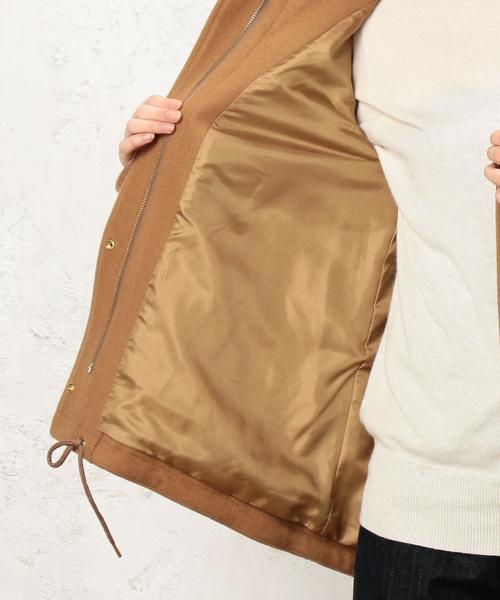 green label relaxing（グリーンレーベルリラクシング）の「◆CF W/P Aラインミリタリー SH/コート◆（その他アウター・レディース・ベージュ/オリーブ/ネイビー・36/38/40/42/44）」の14枚目の写真