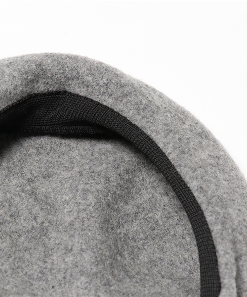 laboratory work（ラボラトリーワーク）の「フェルトベレー（ハンチング/ベレー帽・レディース・ベージュ/ネイビー/杢グレー/ボルドー・フリー）」の5枚目の写真