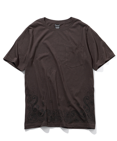 NUMBER (N)INE(ナンバーナイン)の「POCKET T-SHIRTS_GRADATION BANDANA(Tシャツ/カットソー・メンズ・ホワイト/ネイビー/ブラック/チャコールグレー・3/2/4)」の3枚目の写真