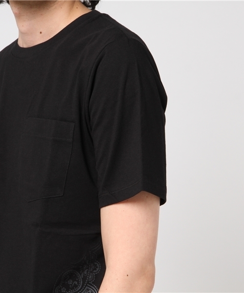 NUMBER (N)INE(ナンバーナイン)の「POCKET T-SHIRTS_GRADATION BANDANA(Tシャツ/カットソー・メンズ・ホワイト/ネイビー/ブラック/チャコールグレー・3/2/4)」の6枚目の写真