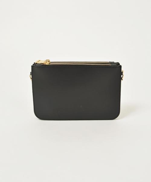 MARCO BIANCHINI（マルコビアンチーニ）の「MARCO BIANCHINI(マルコ ビアンキーニ):3ポケット ポシェット◇（ショルダーバッグ・レディース・レッド/ブラック・ONE SIZE）」の5枚目の写真