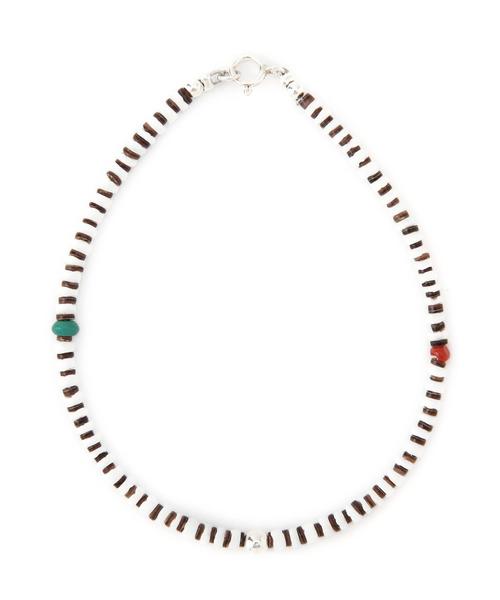 BEAUTY&YOUTH UNITED ARROWS（ビューティーアンドユースユナイテッドアローズ）の「＜Colina Yazzie＞ Beads Brac◆（ブレスレット・メンズ・ホワイト/ターコイズブルー/ブラウン/ベージュ/レッド/その他1・ONESIZE）」の6枚目の写真