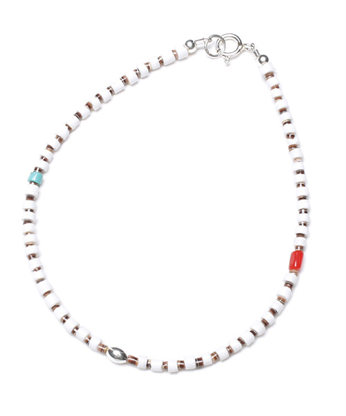 BEAUTY&YOUTH UNITED ARROWS（ビューティーアンドユースユナイテッドアローズ）の「＜Colina Yazzie＞ Beads Brac◆（ブレスレット・メンズ・ホワイト/ターコイズブルー/ブラウン/ベージュ/レッド/その他1・ONESIZE）」の2枚目の写真