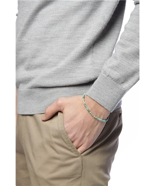 BEAUTY&YOUTH UNITED ARROWS（ビューティーアンドユースユナイテッドアローズ）の「＜Colina Yazzie＞ Beads Brac◆（ブレスレット・メンズ・ホワイト/ターコイズブルー/ブラウン/ベージュ/レッド/その他1・ONESIZE）」の7枚目の写真