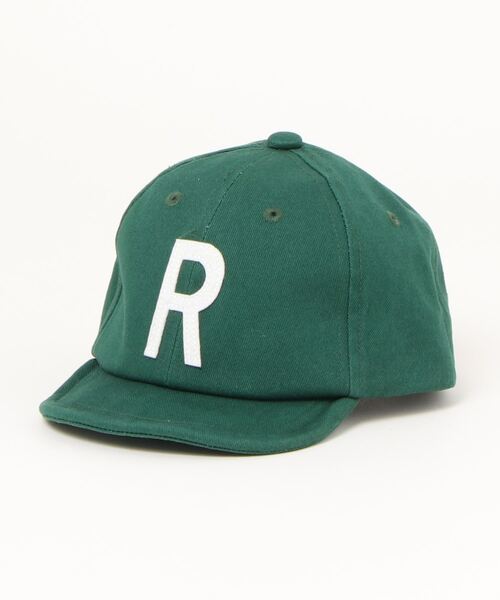 GRIN BUDDY（グリンバディ）の「【GRIN BUDDY(グリンバディ）】キッズロゴキャップ/Kids Sim Logo Cap（キャップ・キッズ・ブラック/ブルー/カーキ/ベージュ/ホワイト/ネイビー/ダークインディゴブルー/カモフラージュ/マスタード/レッド/ライトグレー/ピンク/キナリ/ライトベージュ/グリーン・52㎝/54㎝）」の8枚目の写真