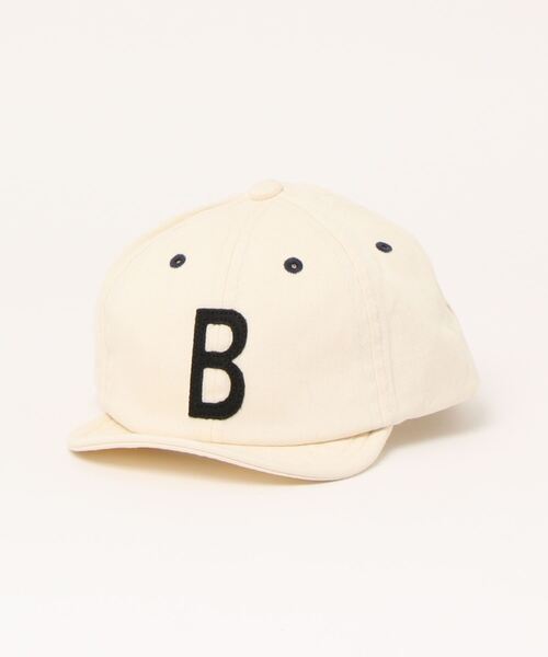 GRIN BUDDY（グリンバディ）の「【GRIN BUDDY(グリンバディ）】キッズロゴキャップ/Kids Sim Logo Cap（キャップ・キッズ・ブラック/ブルー/カーキ/ベージュ/ホワイト/ネイビー/ダークインディゴブルー/カモフラージュ/マスタード/レッド/ライトグレー/ピンク/キナリ/ライトベージュ/グリーン・52㎝/54㎝）」の3枚目の写真