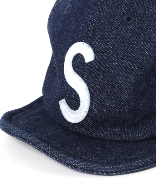 GRIN BUDDY（グリンバディ）の「【GRIN BUDDY(グリンバディ）】キッズロゴキャップ/Kids Sim Logo Cap（キャップ・キッズ・ブラック/ブルー/カーキ/ベージュ/ホワイト/ネイビー/ダークインディゴブルー/カモフラージュ/マスタード/レッド/ライトグレー/ピンク/キナリ/ライトベージュ/グリーン・52㎝/54㎝）」の18枚目の写真