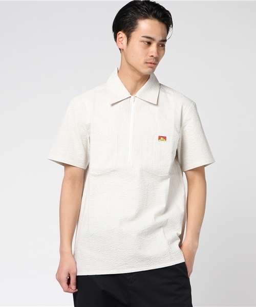 BEN DAVIS/PROJECT LINE（ベンデイビスプロジェクトライン）の「BEN DAVIS PROJECT LINE ALAMEDA HALF ZIP（シャツ/ブラウス・メンズ・オリーブ/ネイビー/ホワイト・LARGE/X-LARGE/MEDIUM）」の11枚目の写真