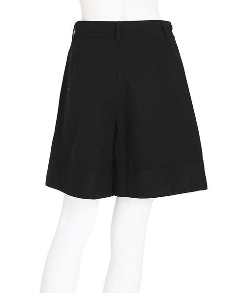 MERCURYDUO（マーキュリーデュオ）の「ウエストリボン付チノショートパンツ（チノパンツ・レディース・ベージュ/ブラック/マスタード・FREE）」の11枚目の写真