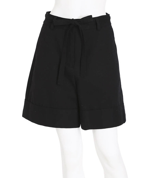 MERCURYDUO（マーキュリーデュオ）の「ウエストリボン付チノショートパンツ（チノパンツ・レディース・ベージュ/ブラック/マスタード・FREE）」の15枚目の写真